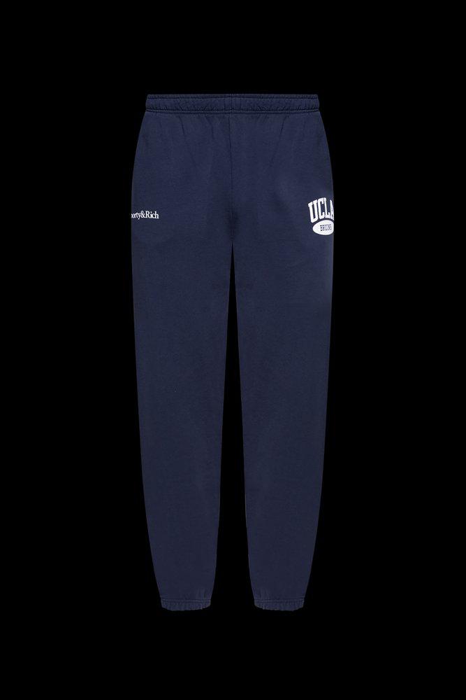 Sporty & Rich Sporty & Rich Logo Printed Tapered-Leg Sweatpants