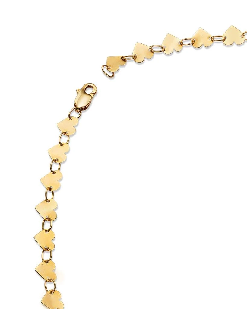 Moon & Meadow 14K Yellow Gold Heart Collar Necklace, 16.25" 4