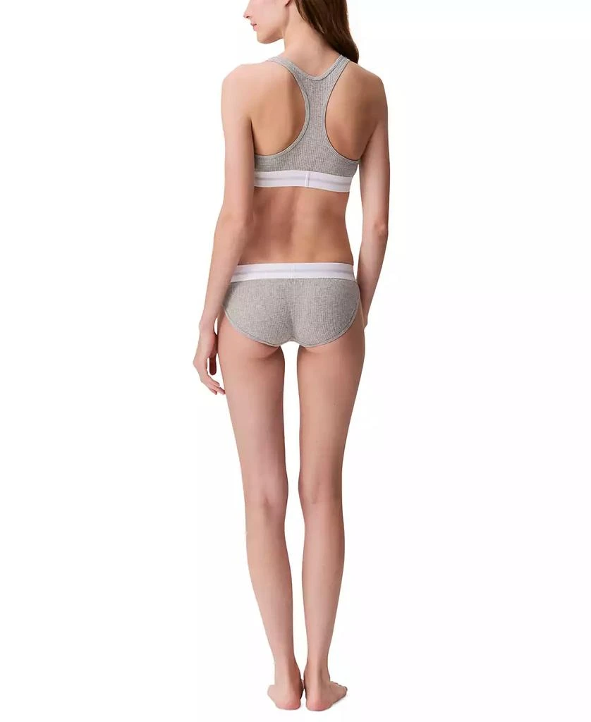 Calvin Klein Women's Ribbed Bikini Underwear QF8022 4