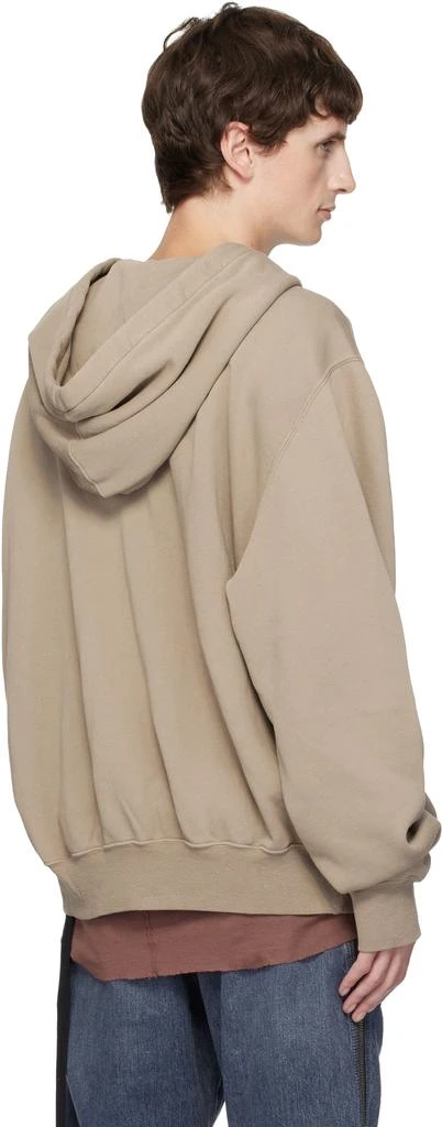 Rick Owens Taupe Concordians Oversized Hoodie 3