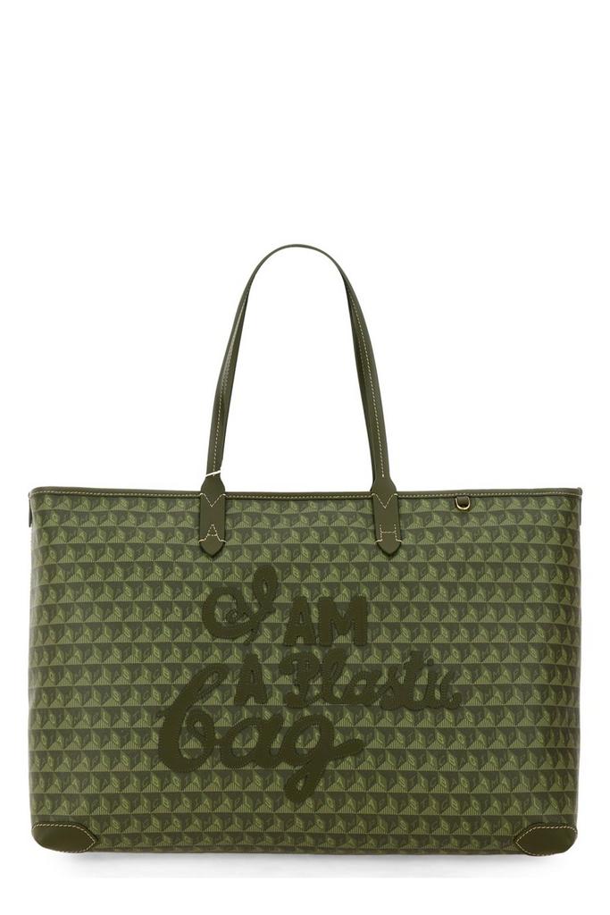 Anya Hindmarch Anya Hindmarch I Am A Plastic Bag Zipped Motif Tote Bag