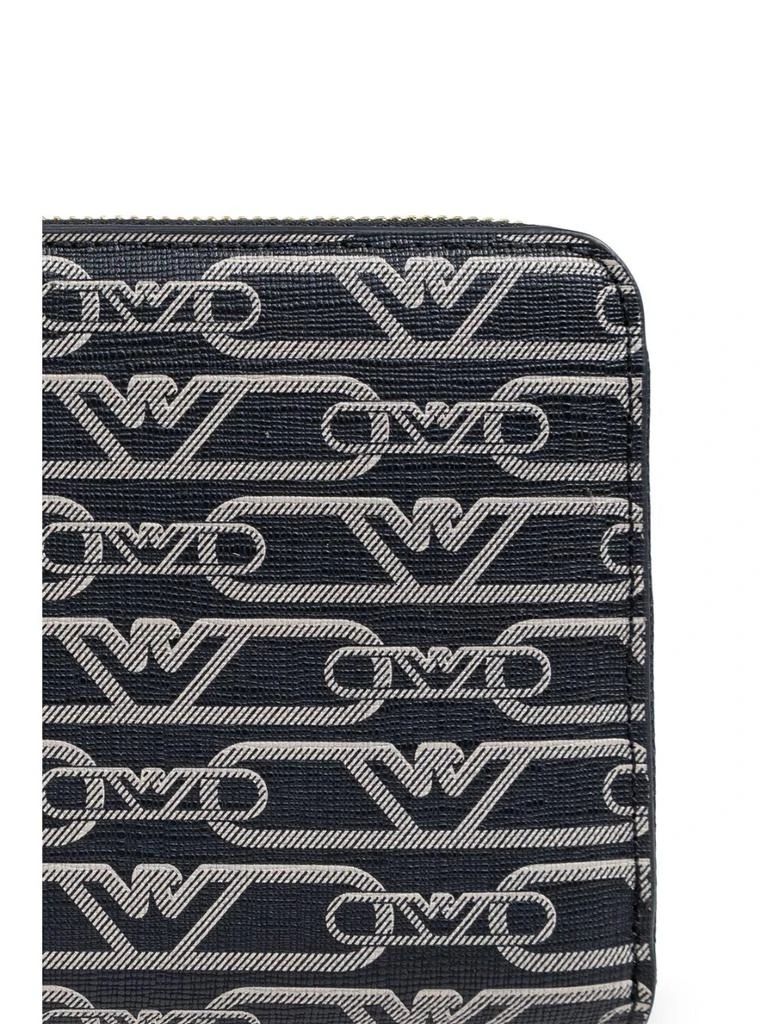 Emporio Armani ALLOVER LOGO CONTINENTAL WALLET 3