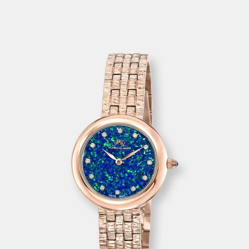Porsamo Bleu Charlize Women's Roser Tone, Opal Dial Jewelry Watch