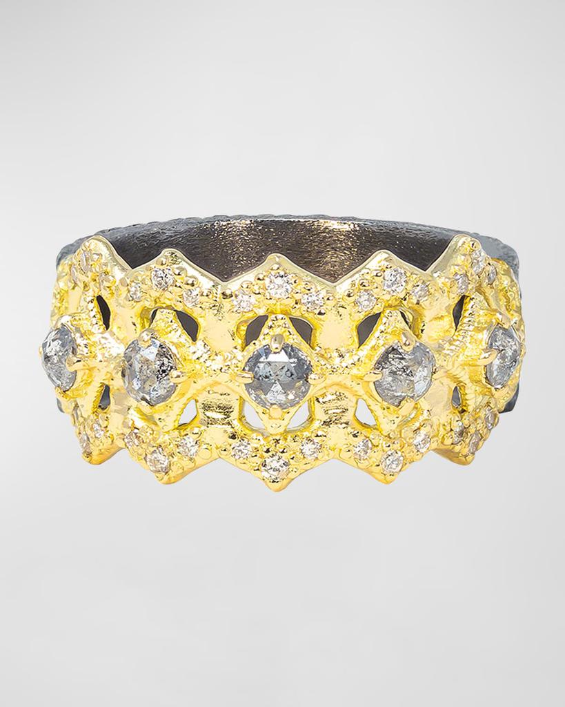 Armenta Crivelli Scroll Diamond Band Ring