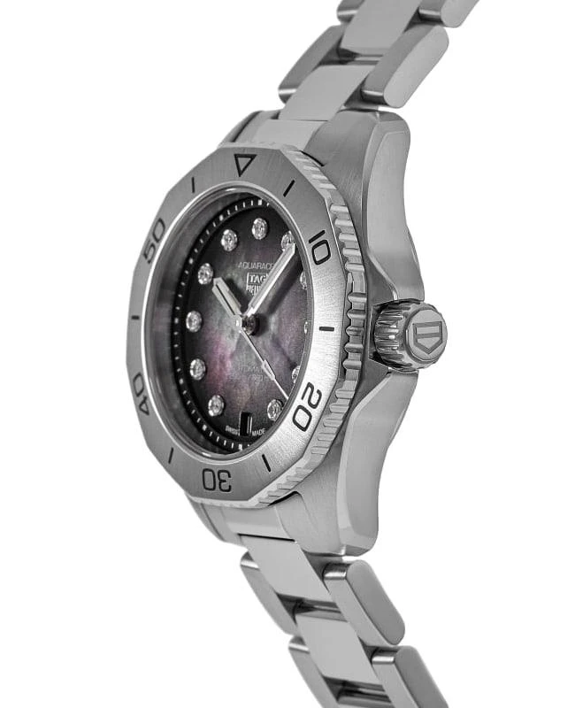 Tag Heuer Tag Heuer Aquaracer Professional 200 Date Black Diamond Dial Steel Women's Watch WBP2410.BA0622 3