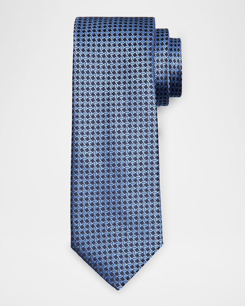 Canali Men's Neat Jacquard Silk Tie