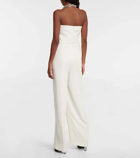 Tom Ford Paneled bandeau satin jumpsuit 3