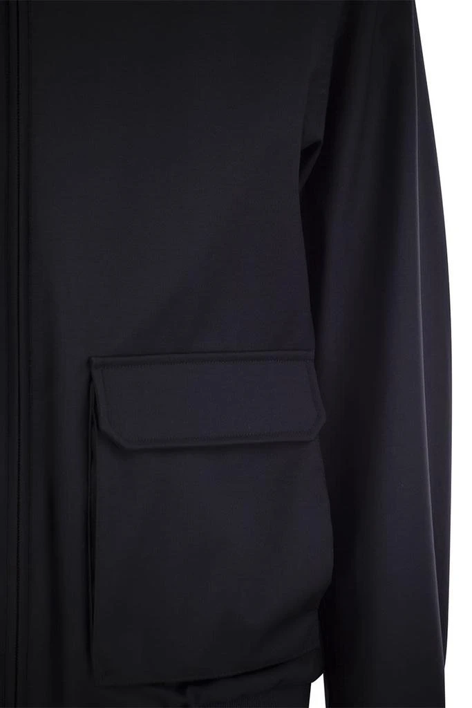 Herno STORM WOOL LAYERED BOMBER JACKET 4