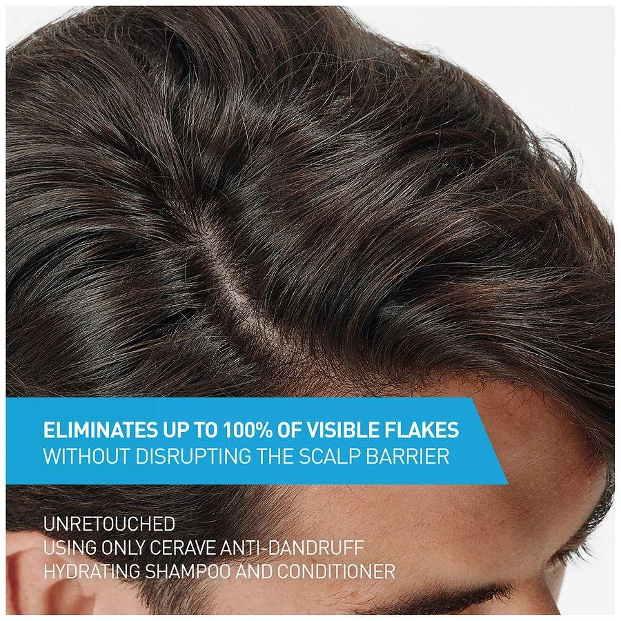 CeraVe Anti-Dandruff Hydrating Shampoo, Sulfate & Paraben Free, All Hair Types Fragrance Free 3