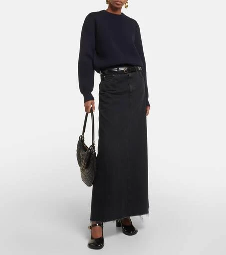AGOLDE Hilla denim maxi skirt 2