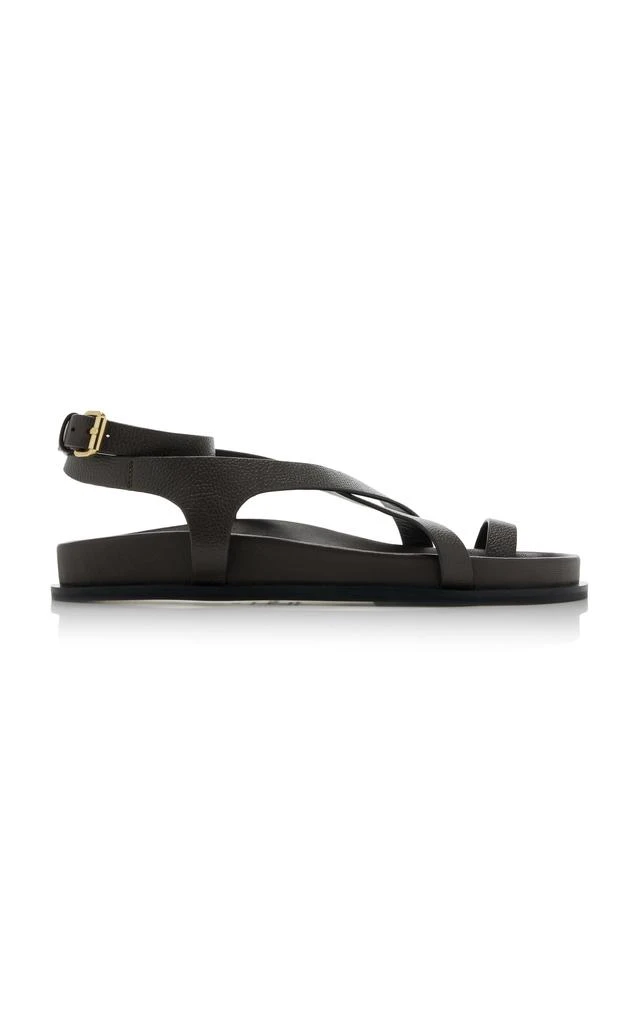 A.Emery A.Emery - Jalen Slim Suede Sandals - Grey - IT 40 - Moda Operandi 1