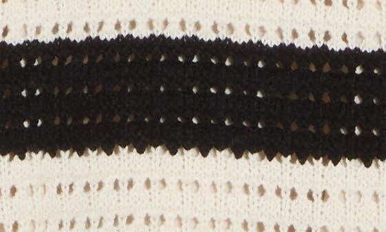 RACHEL Rachel Roy Crochet Stitch Stripe Sweater 5
