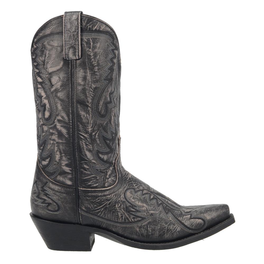 Laredo Garrett Distressed Snip Toe Cowboy Boots
