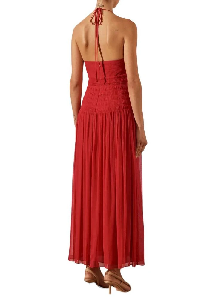 Shona Joy HALTER TIE MIDI DRESS 3