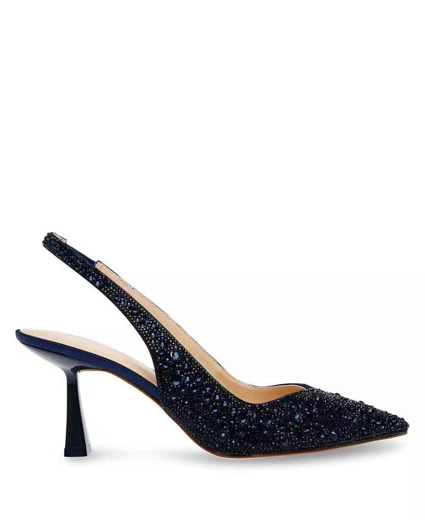 Betsey Johnson Clark Rhinestone Slingback Pumps 2