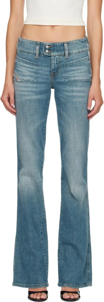 Diesel Blue Bootcut D-Hush Jeans 1
