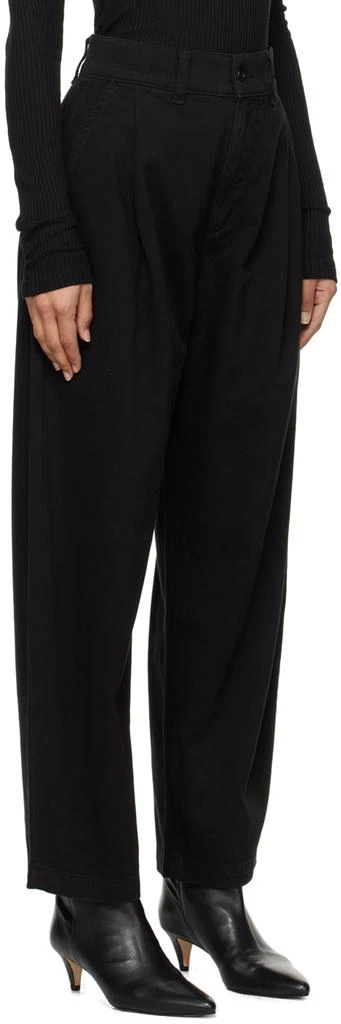 AGOLDE Black Danika Chino Trousers 2