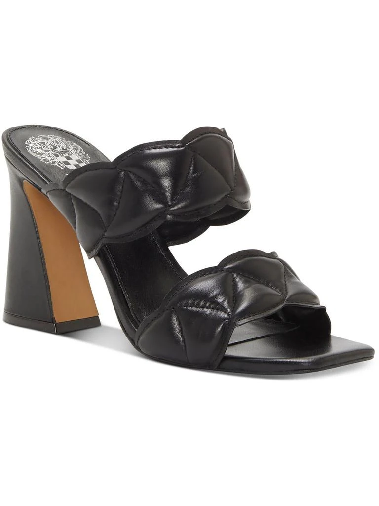 Vince Camuto Renneya Womens Leather Square Toe Mule Sandals 5