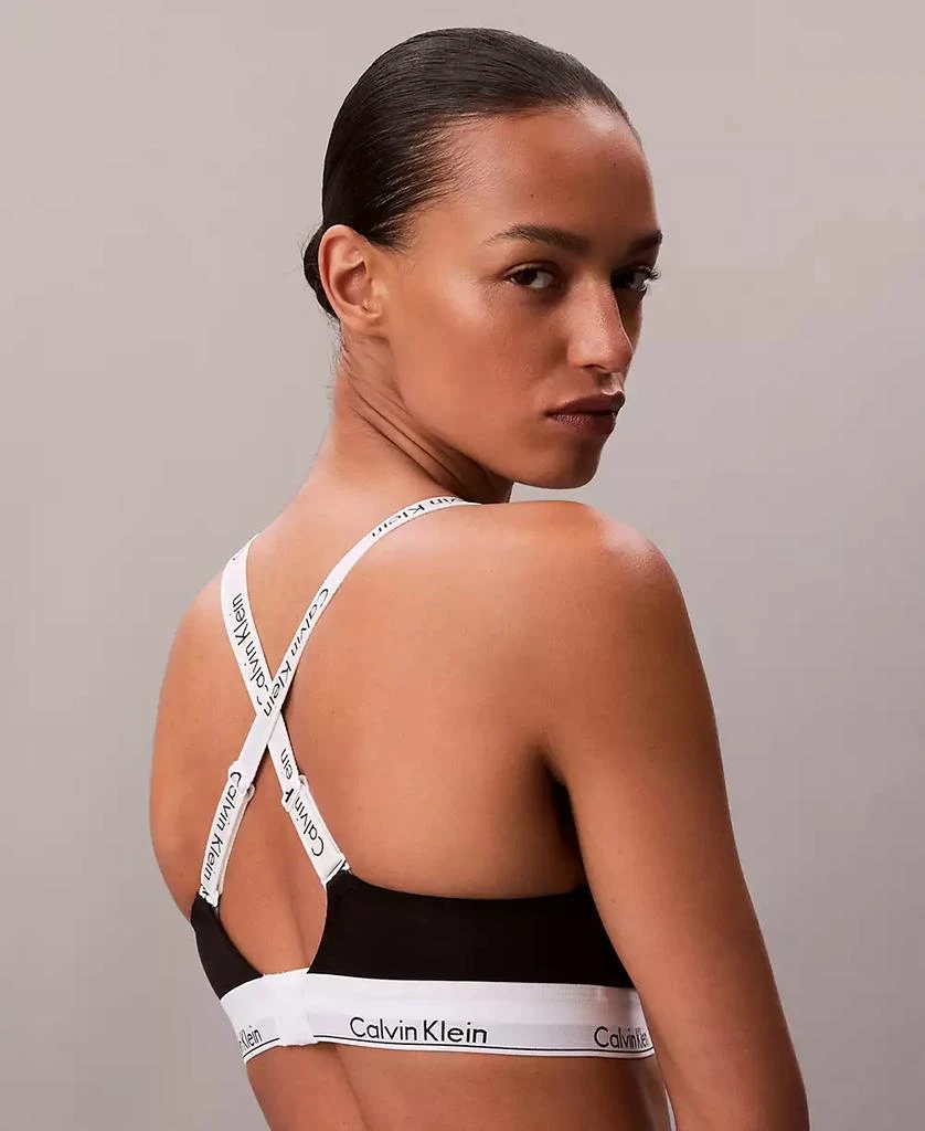 Calvin Klein Women's Icon Cotton Lightly Lined Full Coverage Bralette QF8504 4