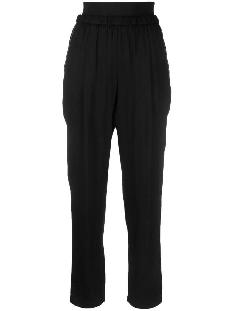 Fabiana Filippi Slim-Fit Trousers With Elastic Waistband