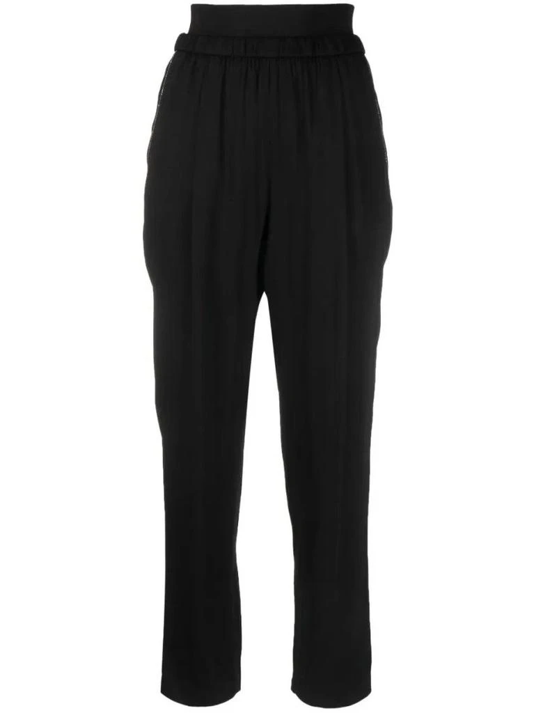 Fabiana Filippi Slim-Fit Trousers With Elastic Waistband 1
