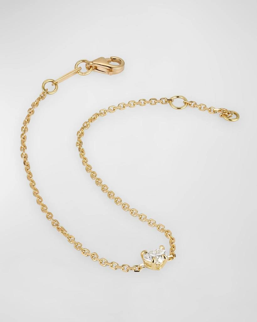 Anita Ko 18K Yellow Gold Heart Diamond Bracelet 3