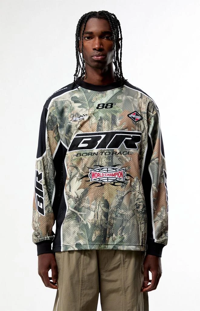 PacSun Camo Mesh Long Sleeve Jersey