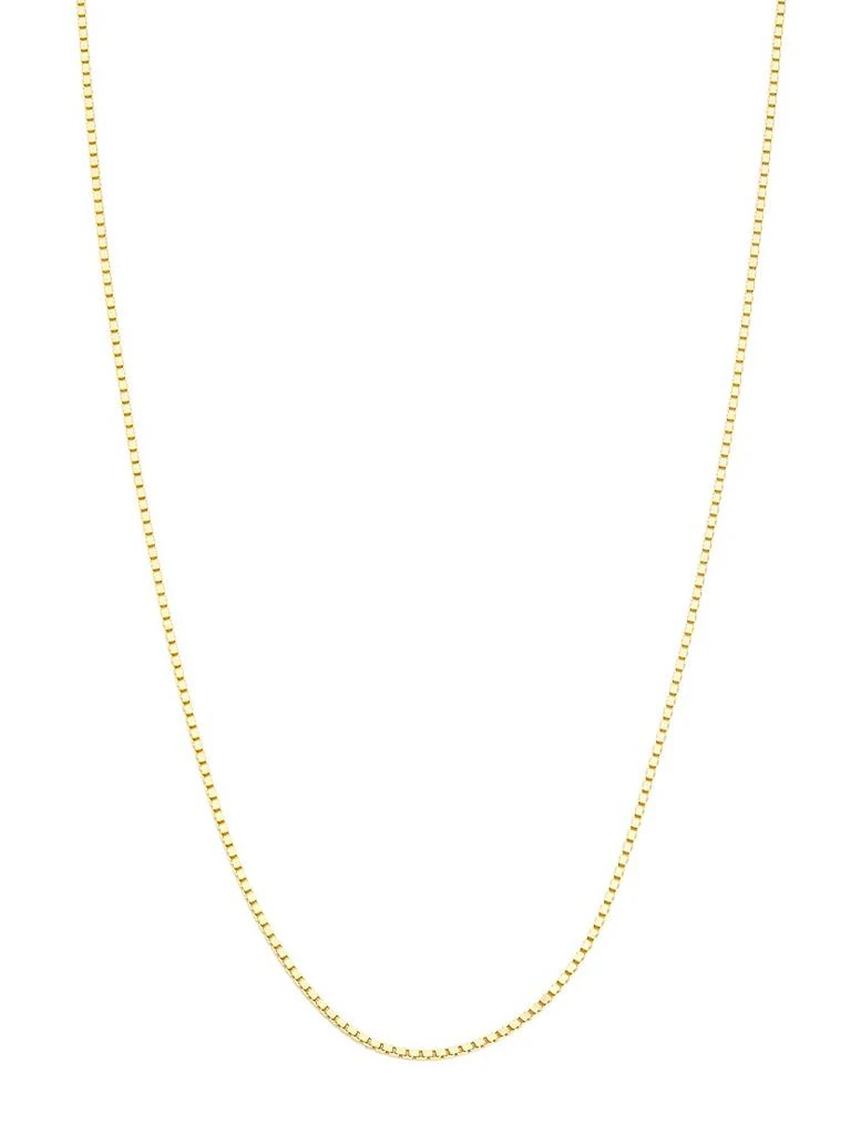 Marlo Laz 14K Yellow Gold Box Chain Necklace 1