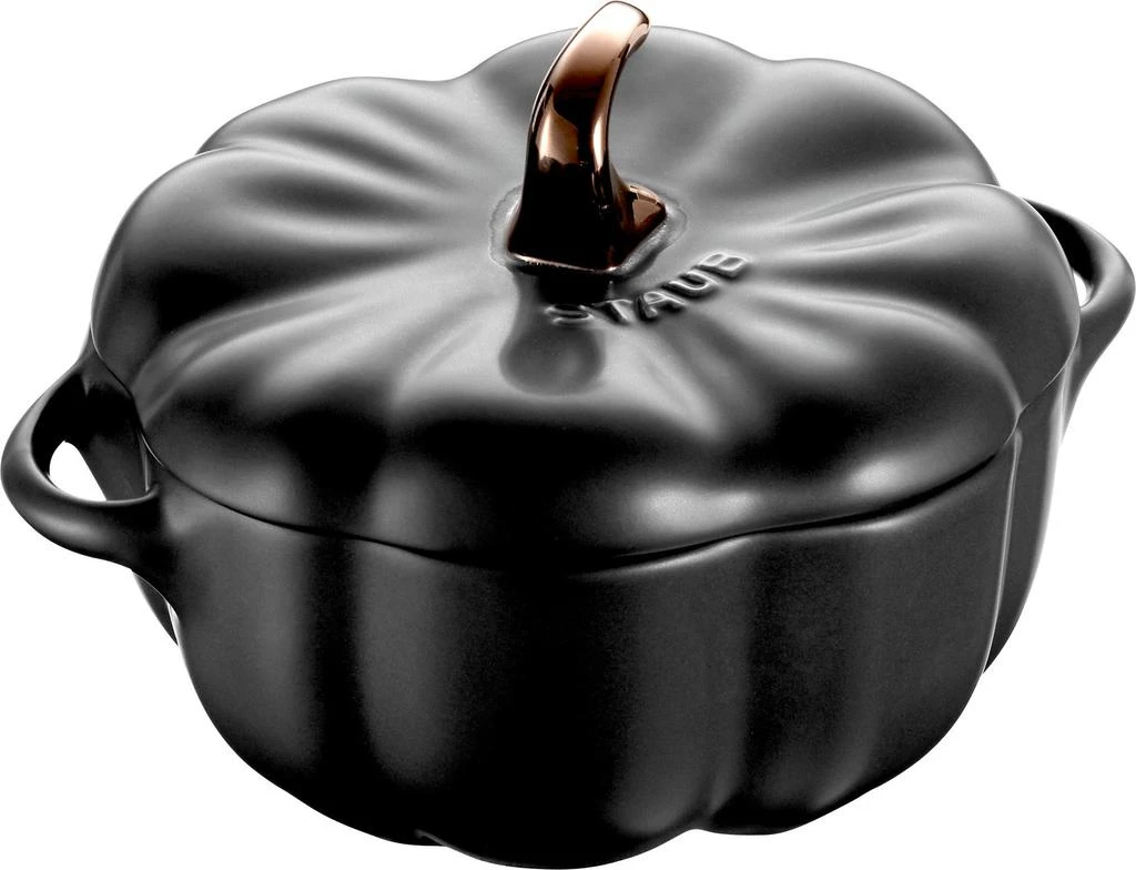 Staub Ceramic 16-oz Petite Pumpkin Cocotte 1