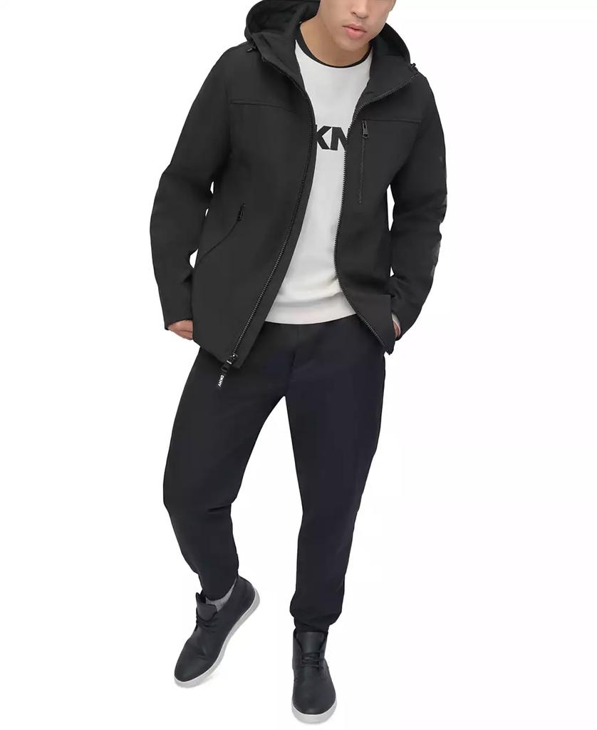 Shop Men's Zip-Front Hooded Logo Jacket on Sale at BeyondStyle
