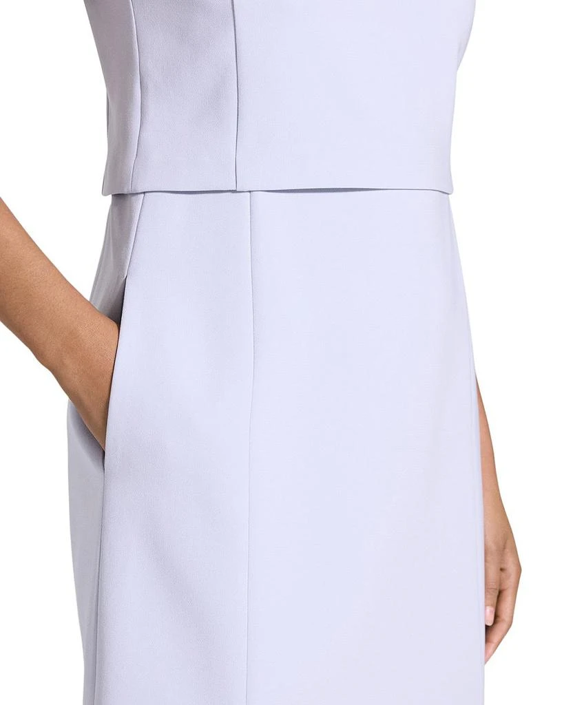 Theory Crepe Layered Look Mini Dress 4