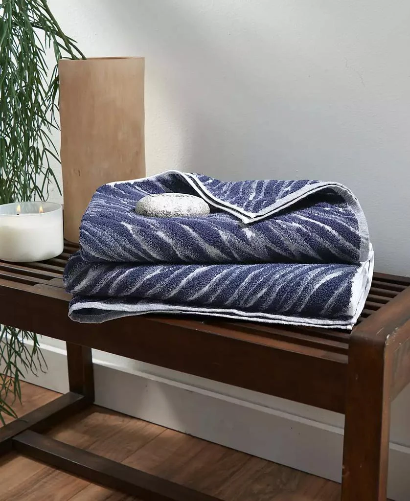 Uchino Shibori Cotton Bath Towel, 30" x 60" 6