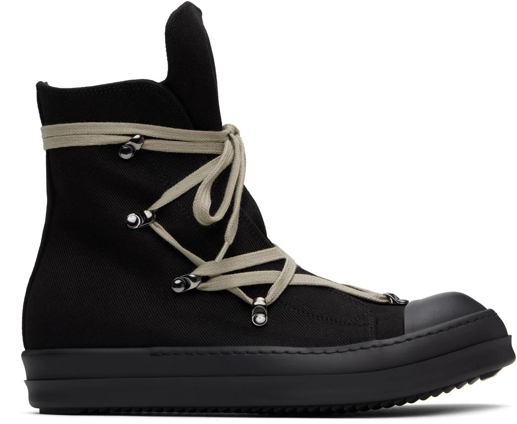 Rick Owens Black Hollywood Hexa Sneaks Sneakers 1