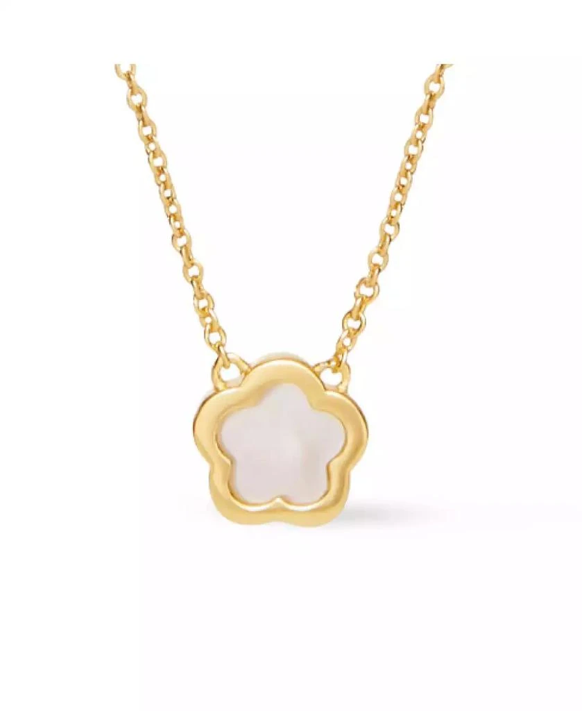Ana Luisa Mother of Pearl Inlay Flower Pendant - Saya