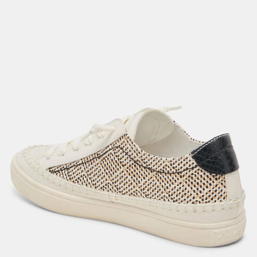 Dolce Vita Zolen Sneakers Black Natural Raffia 5