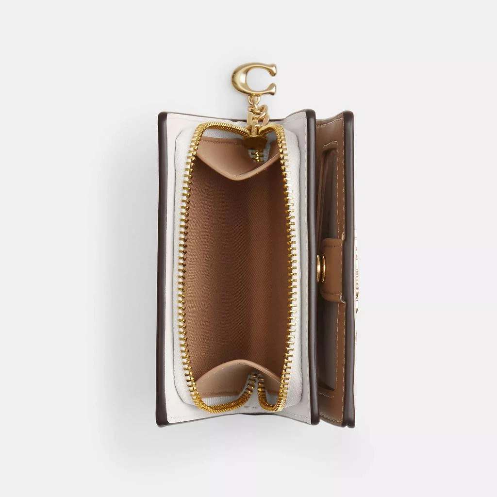 Coach Boxed Snap Wallet And Picture Frame Bag Charm With Star Print 4