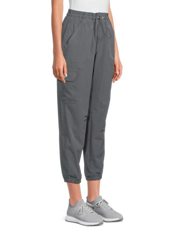 DKNY Sport Smocked Waist Cropped Joggers 3