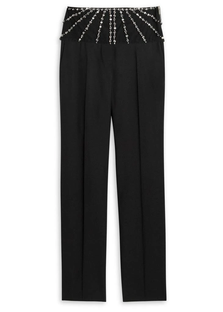 Stella McCartney Crystal-embellished straight-leg trousers 1