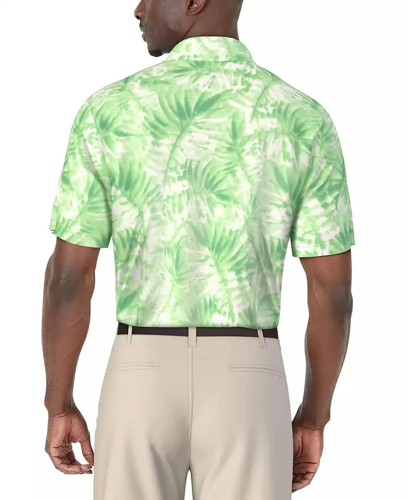 PGA TOUR Men's Tropical Leaf-Print Polo Shirt 2