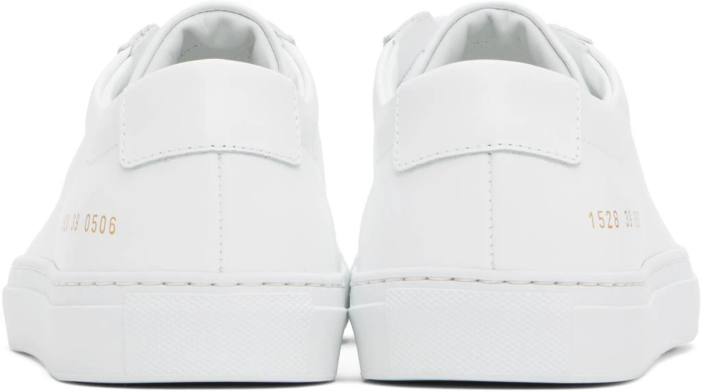 Common Projects White Original Achilles Low Sneakers 2