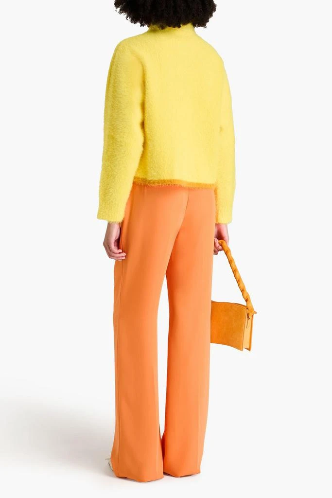 Jacquemus Neve brushed stretch-knit polo sweater 3