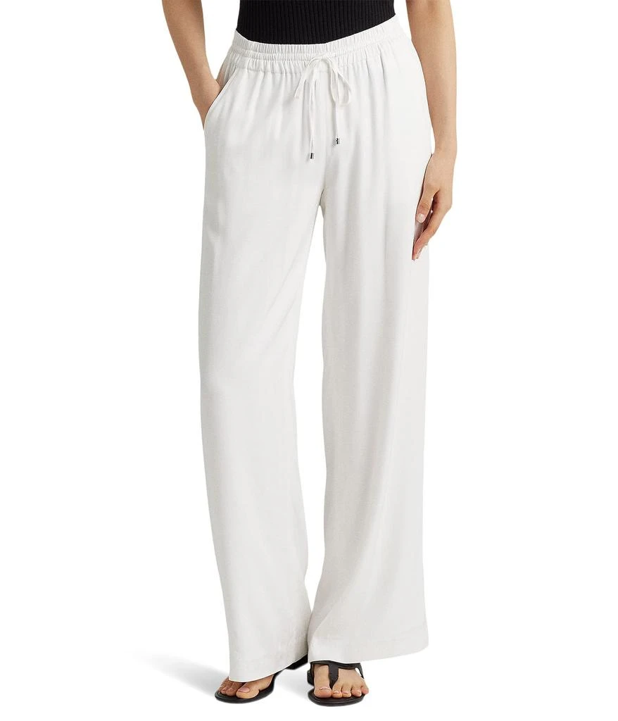 Ralph Lauren Twill Wide-Leg Pants 1