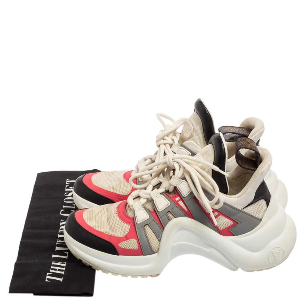 Louis Vuitton Louis Vuitton Multicolor Leather And Mesh Archlight Sneakers Size 36.5 8