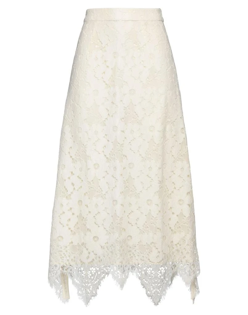 TIERED MIDI SKIRT SEASHELLS