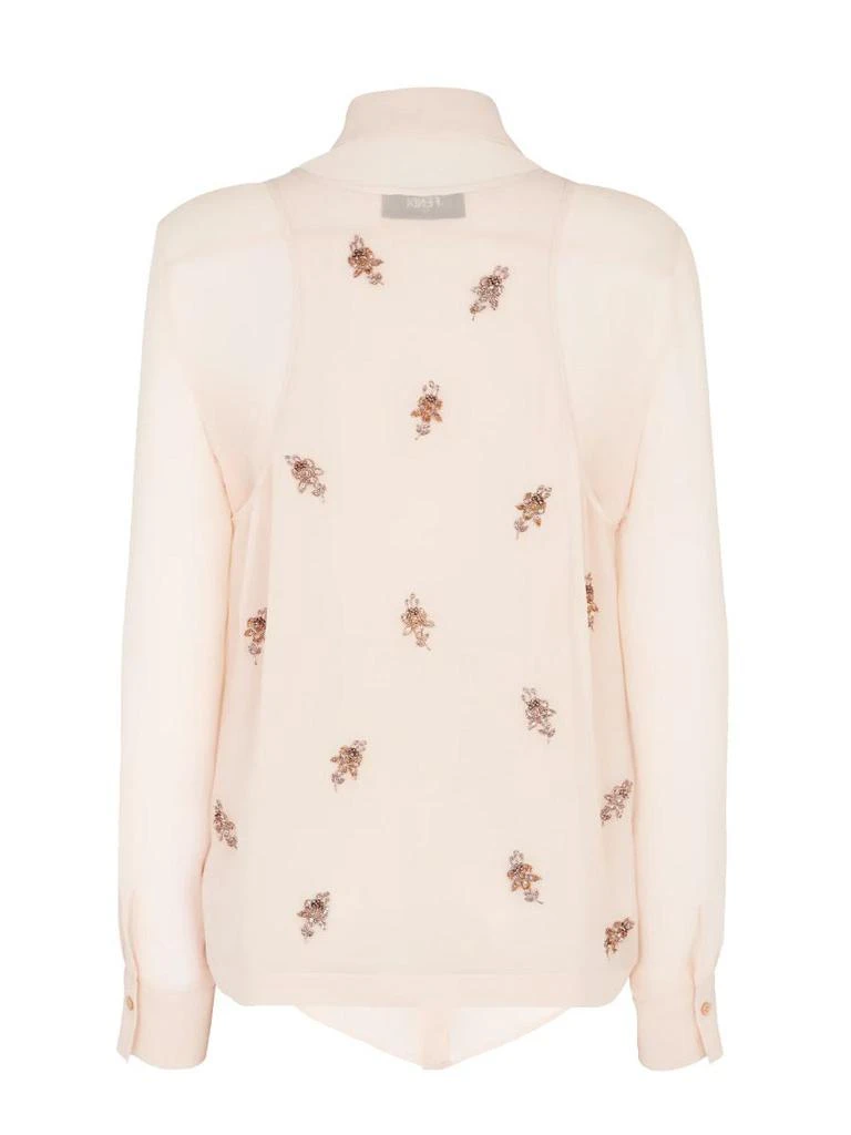Fendi Fendi Embroidered Georgette Top 2