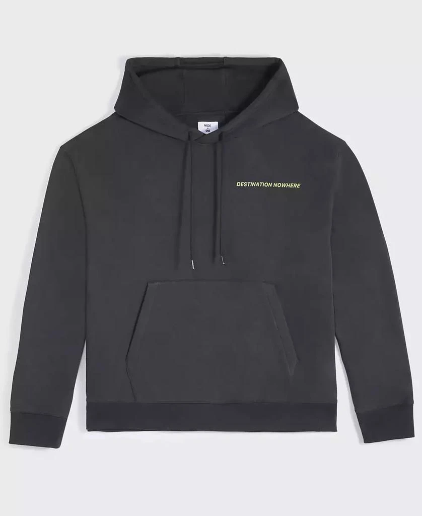 Mode of One Men's Oversized-Fit Printed Hoodie, Created for Macy's 4