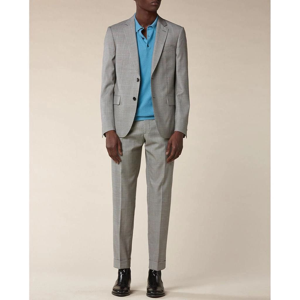 预计3周后发货 Fursac Fursac - Costume Prince De Galles En Laine - Quartz 2