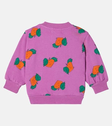 BOBO CHOSES Baby Tangerine cotton-blend jersey sweatshirt 2