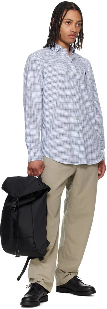 Ralph Lauren Black Tonal Logo Backpack 4