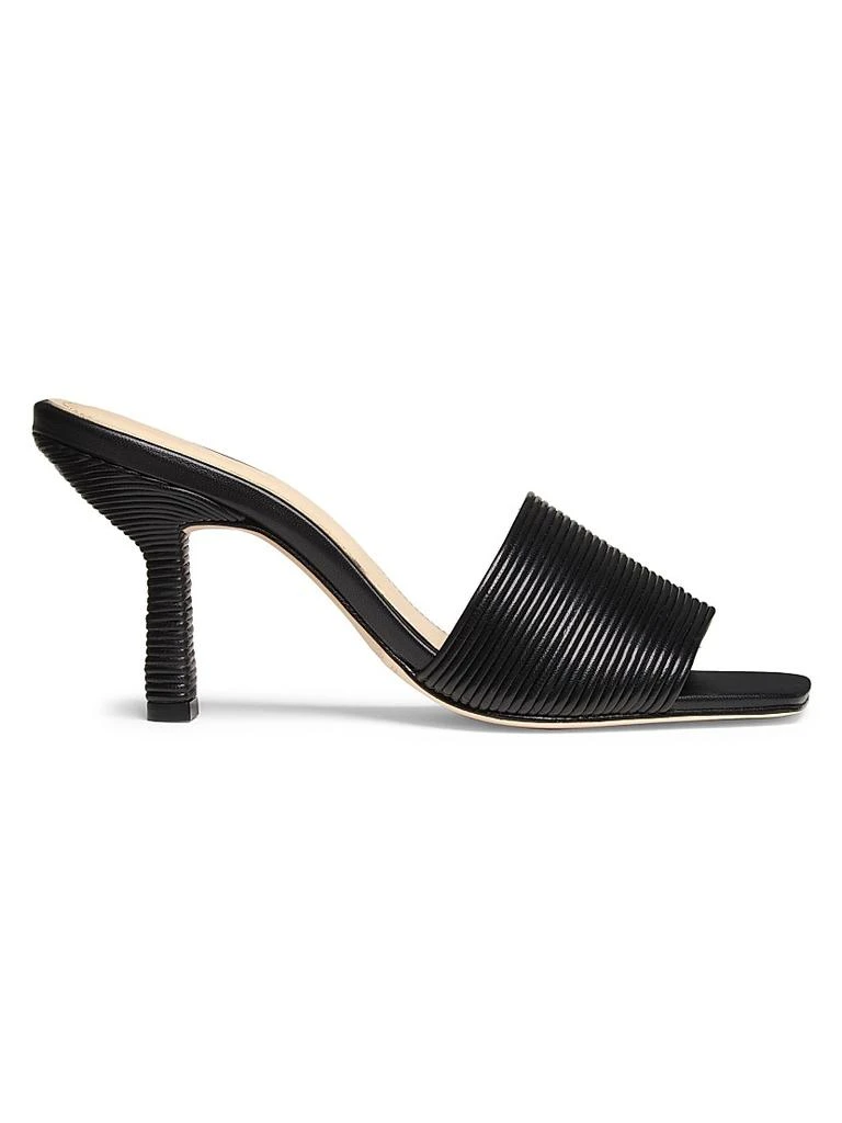 Saks Fifth Avenue 80MM Leather Mules 1